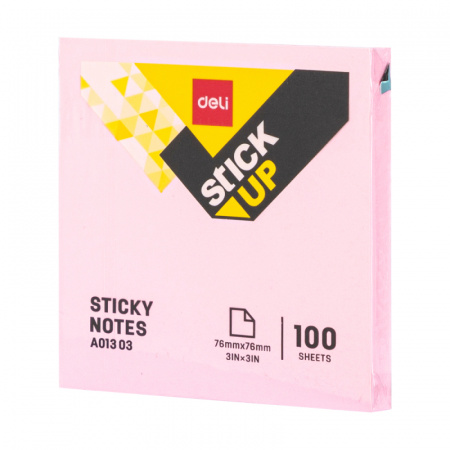 Клейкие листки DELI "Stick Up", 76 х76 мм, ассорти пастельные, 100 листов - фото 4 - id-p106694414