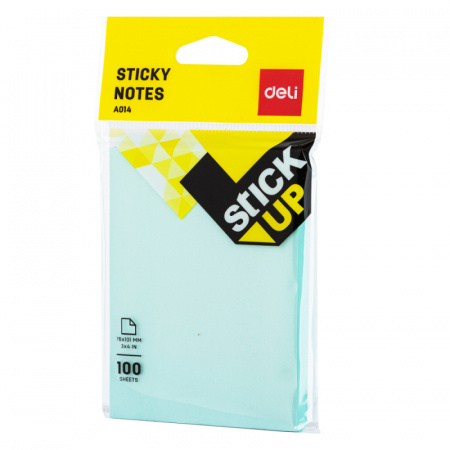 Клейкие листки DELI "Stick Up", 76 х101 мм, ассорти пастельные, 100 листов - фото 2 - id-p106694476