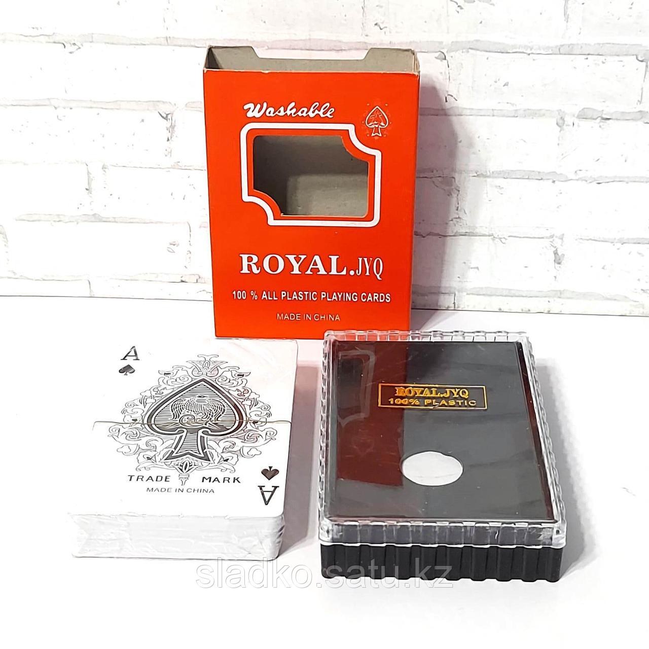 Карты 100% пластик игральные Royal Classic 54 шт 25 мкм - фото 2 - id-p83527230