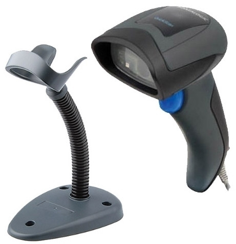 Сканер штрихкода 2D Datalogic QuickScan QD2430 USB + подставка, арт. QD2430-BKK1S - фото 1 - id-p106695297