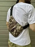 Сумка-кобура ультратонкая на плечо Fino со смарт-системой организации хранения вещей (Черный), фото 8