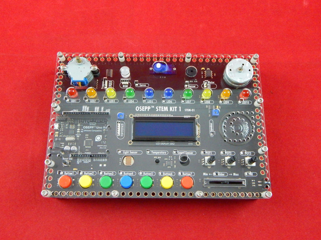 Конструктор Arduino OSEPP Stem Kit 1 - фото 1 - id-p106696331