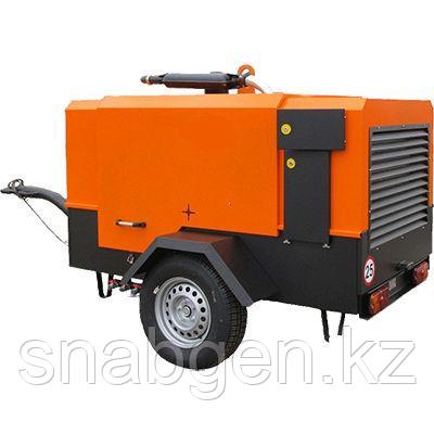 Дизельная компрессорная станция ММЗ-ПВ6/0,7Р2СГ - 7 бар со сварочным генератором СТЭМП на шасси