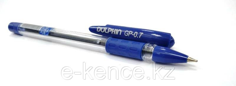 Ручка шариковая синяя Dolphin 0.6мм - фото 2 - id-p106558091