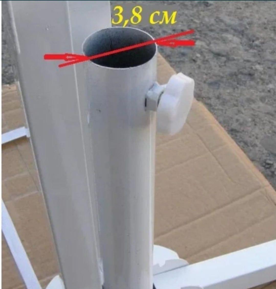 Металлическая подставка 4 ножки (опора) под пляжный зонт - фото 3 - id-p106698719