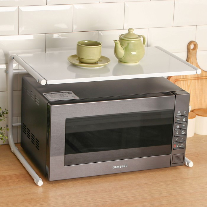 Этажерка для микроволновой печи, белый (Исток, Россия), фото 1