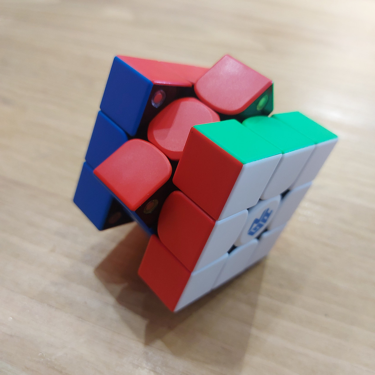Магнитный Кубик Рубика 3 на 3 Gan 354 M. Original. Трёшка. 3*3*3. Цветной пластик. - фото 3 - id-p63835753