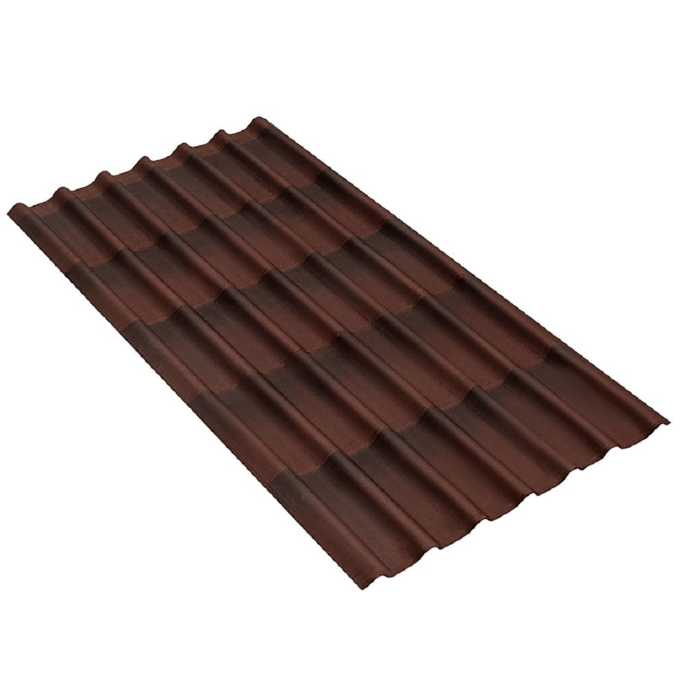 Черепица Ондулин х5 SR-130 коричневый 3D, P7AA5Ru300/Onduline tile х5 SR-130 dual brown