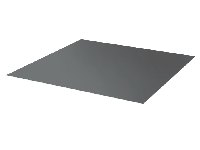 Лист полимерный, кв.м 0.5 RAL7024 серый графит