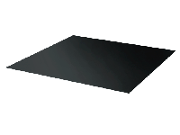 Лист полимерный, кв.м 0.5 RAL7021 чёрно-серый