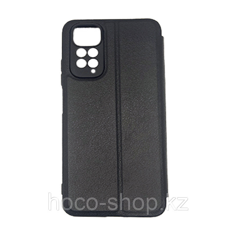 Чехол-книжка Redmi Note 11S с круглым окошком, Чёрный - фото 2 - id-p106712123