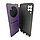 Чехол-книжка Samsung A22 с круглым окошком, Фиолетовый, фото 3