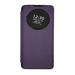 Чехол-книжка Reno 6 с круглым окошком, Фиолетовый