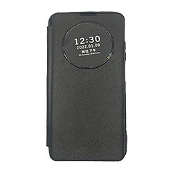 Чехол-книжка Redmi Note 10 с круглым окошком, Чёрный