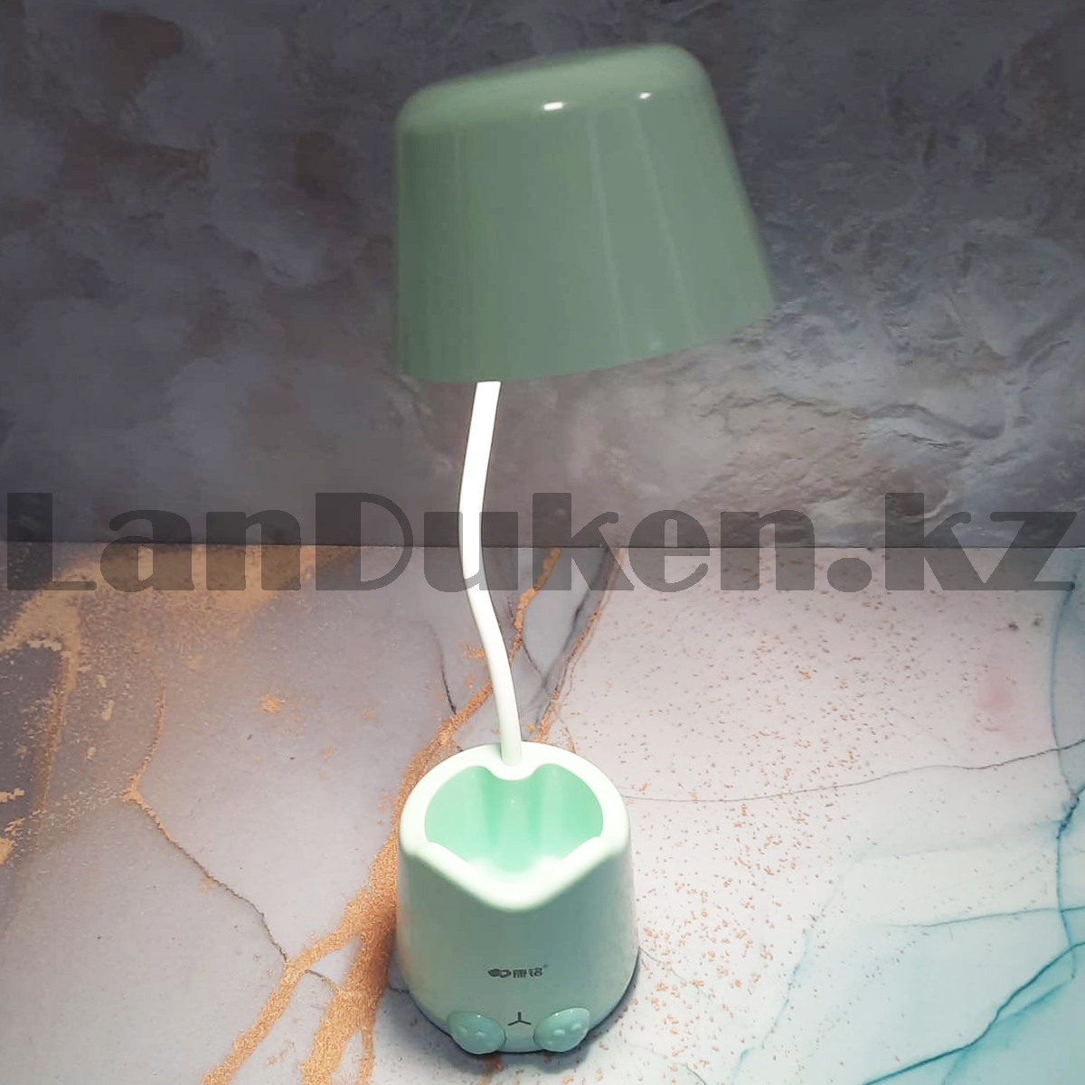 Настольная лампа подставка для карандашей аккумуляторная сенсорная LED KM-6760 - фото 5 - id-p106712916