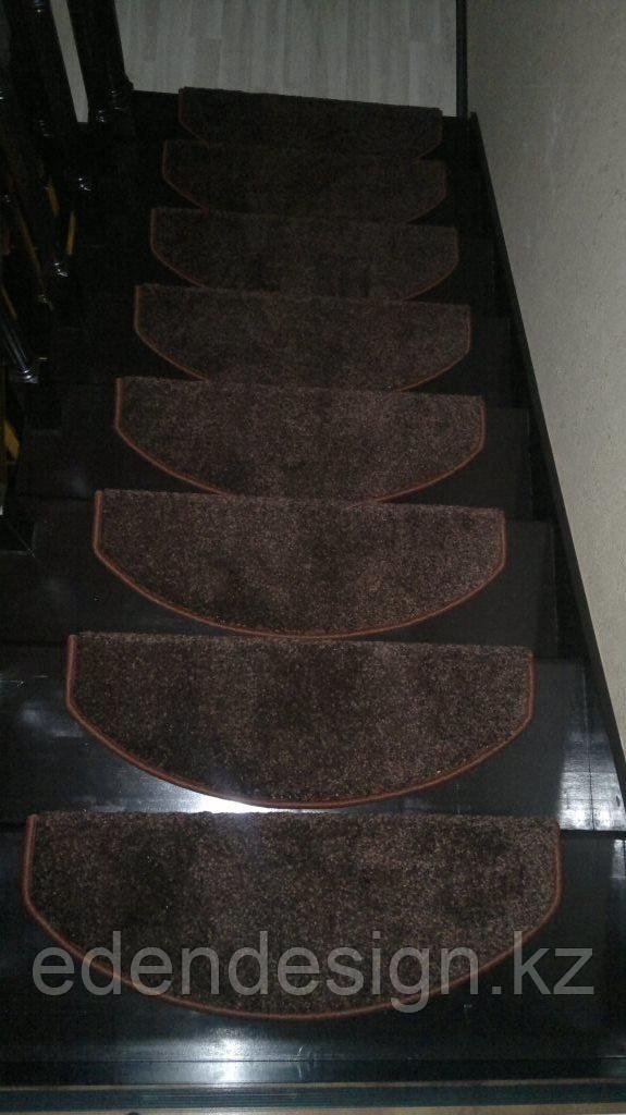 Коврики для лестниц Ангара коричневый 17*55 в розницу - фото 3 - id-p106717307
