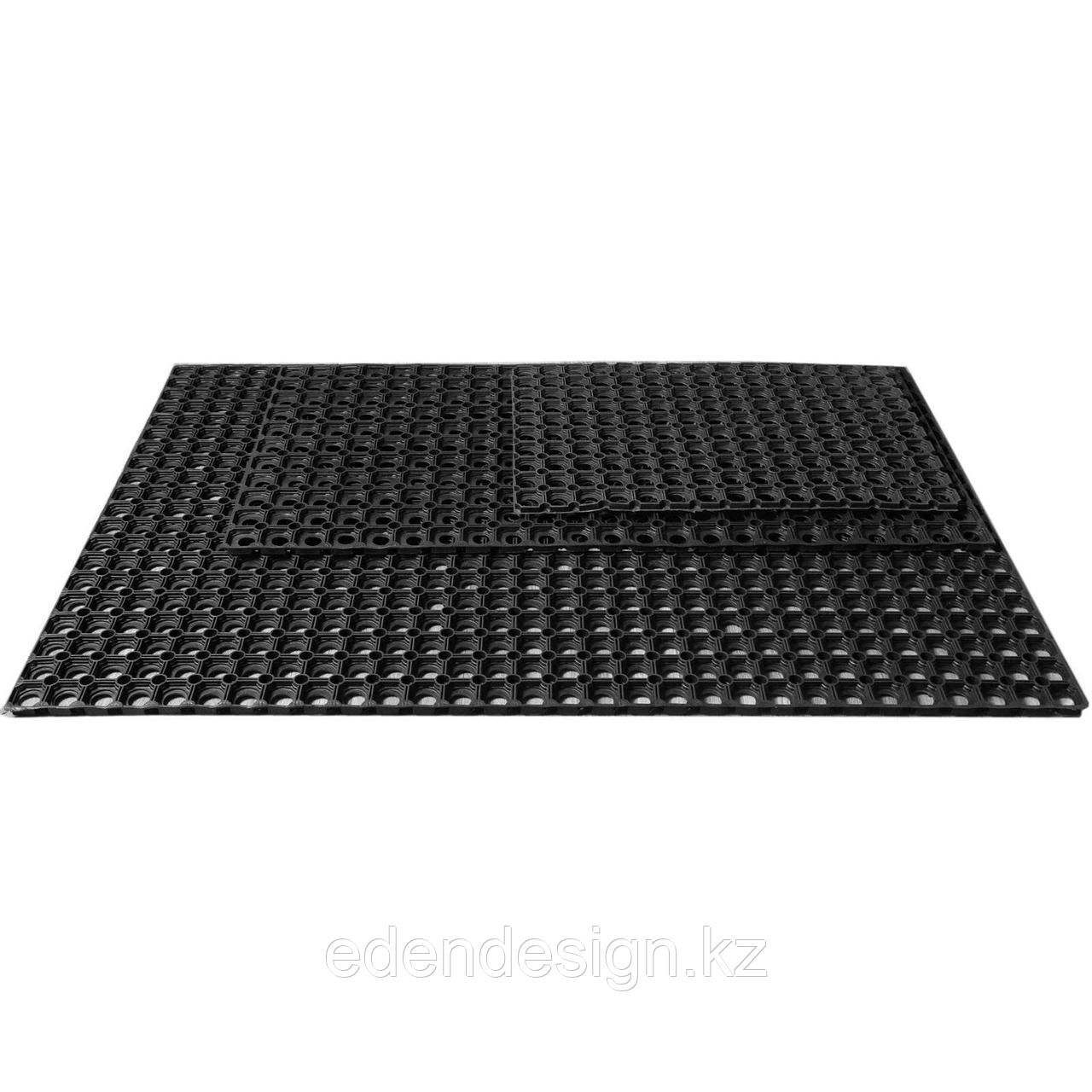 Коврик резиновый Ринго-мат 40х60 см, 16 мм, черный - фото 4 - id-p106717411