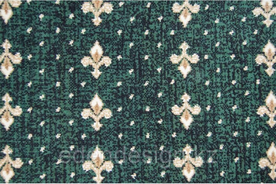 Бытовой ковролин Berber - Luiza 3601 8 20455 4м зеленый с лилиями - фото 1 - id-p106719203