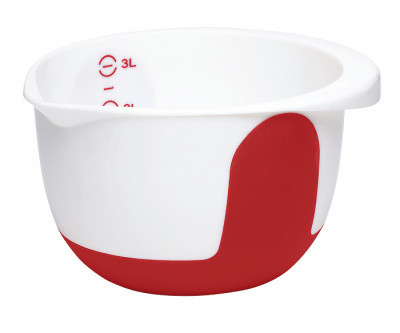 Чашка EMSA 2л. для миксера, белая/красная MIX & BAKE 508015, белая/красная MIX & BAKE 508015 - фото 1 - id-p106721562