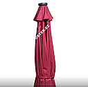 Зонт с подсветкой "MOON", красный (без утяжелителей), фото 5