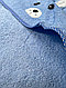 Полотенце-пончо 90х85 см, голубой, фото 2
