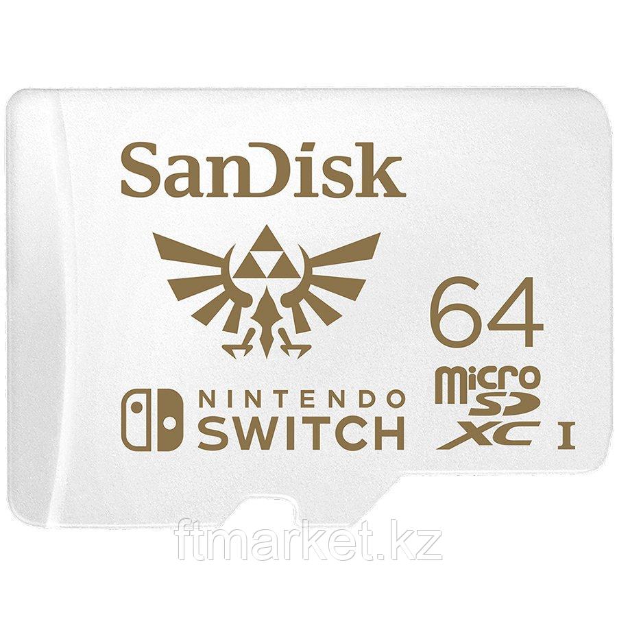 SANDISK 64GB microSDXC UHS-I Card for Nintendo Switch