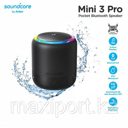 Портативная колонка Anker Soundcore Mini 3 Pro черный, фото 2