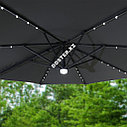 Зонт с подсветкой "MOON", темно-серый (с утяжелителем), фото 4