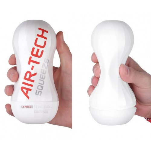 Многоразовый мастурбатор с вакуумным эффектом "Tenga Air-Tech Squeeze Gentle"