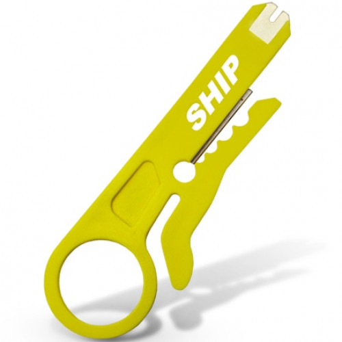 SHIP Инструмент для снятия изоляции и расшивки сетевого кабеля инструмент для монтажа скс (Ship G601) - фото 1 - id-p106067838