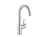 GROHE Start Loop т менгі клапаны бар бір тұтқалы раковина шүмегі, L-Size, хром (23780001)