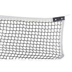 Сетка для большого тенниса, Д 3,5 мм, парашютная стропа 50 мм черного цвета