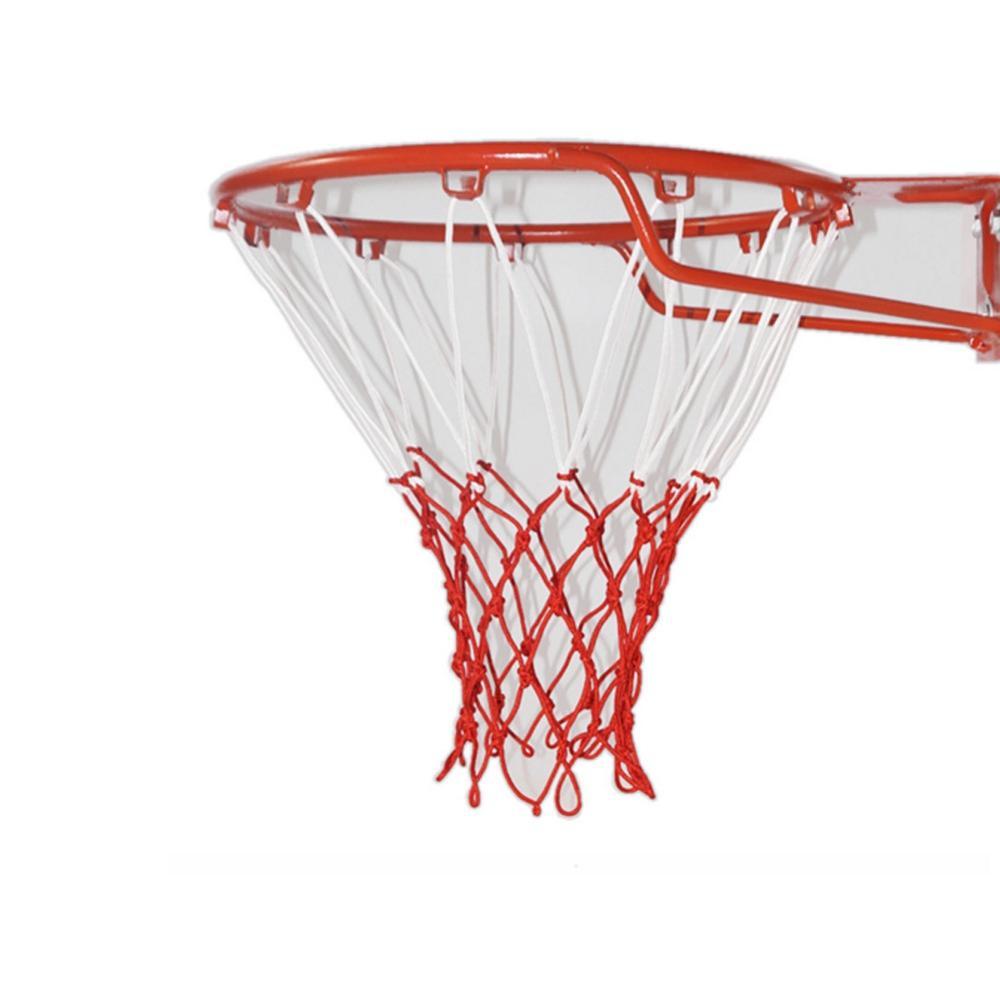 Профессиональная баскетбольная сетка, Д 6,0 мм, белая, шнурованная