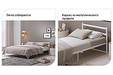 Кровать Мета 160х200 см, белый (О), фото 2