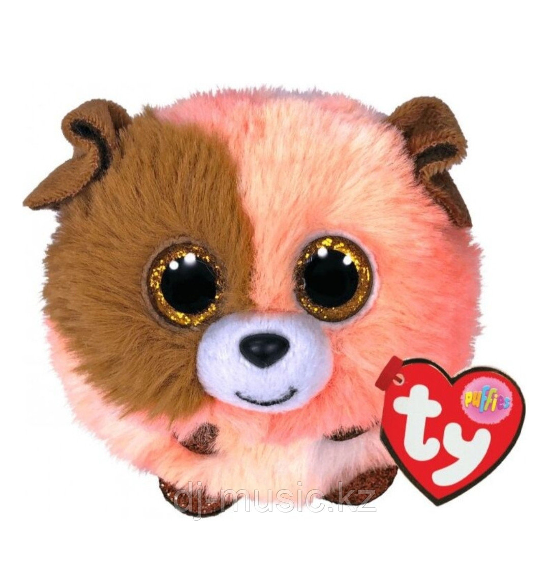 TY мягкая игрушка Puffies песик Мандарин 42523, высота 10 см