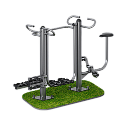 ARMS Уличный тренажер велосипед + степ + шаговый