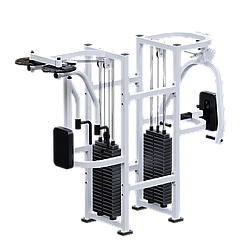 ARMS Баттерфляй, Задние дельты, Жим от груди, Гребная тяга с упором на грудь