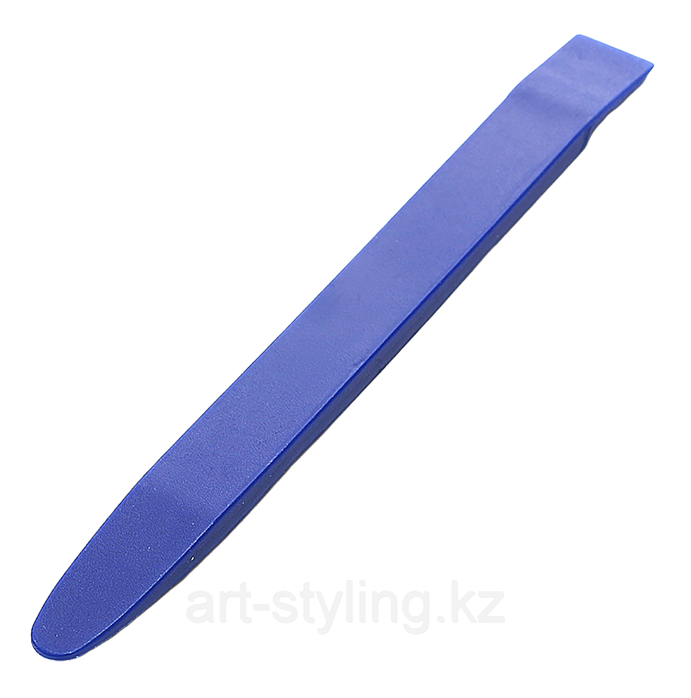 Вставка синяя, одна торцевая сторона закруглена, другая прямоугольной формы