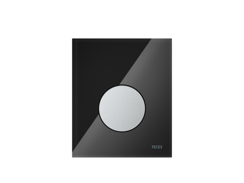 Стеклянная панель смыва TECEloop с картриджем для писсуара, черный - фото 1 - id-p106731807