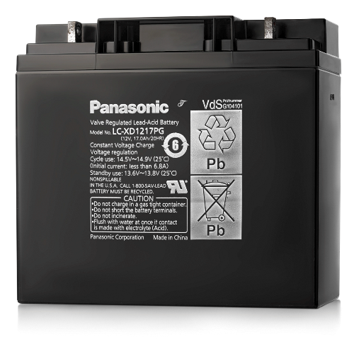 Аккумулятор Panasonic LC-XD1217PG (12V / 17Ah)
