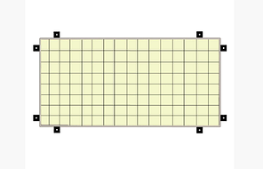 Рама крепежная для табло с сеткой