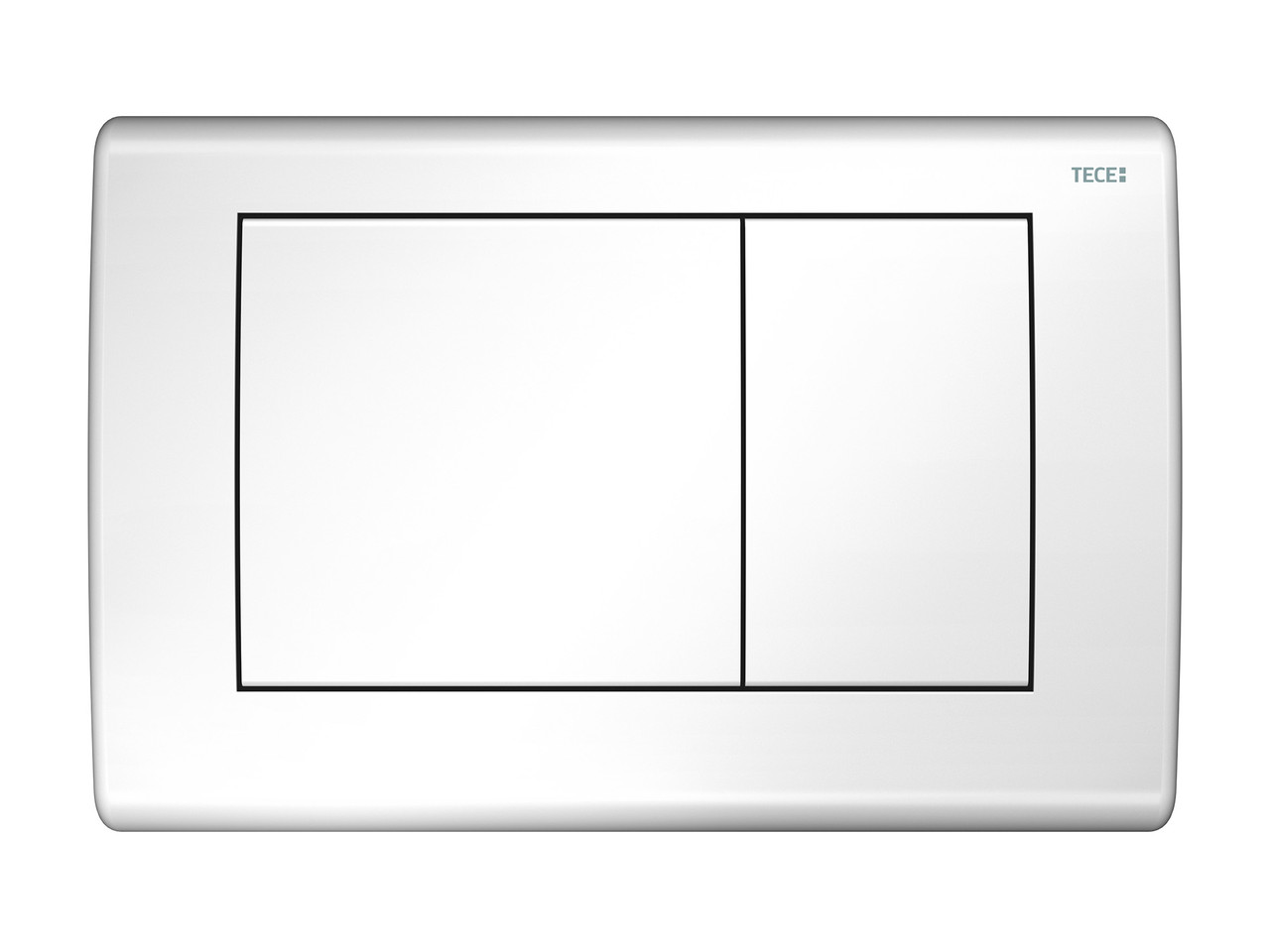 Панель смыва унитаза TECEplanus для двойной системы смыва, белый глянцевый, фото 1