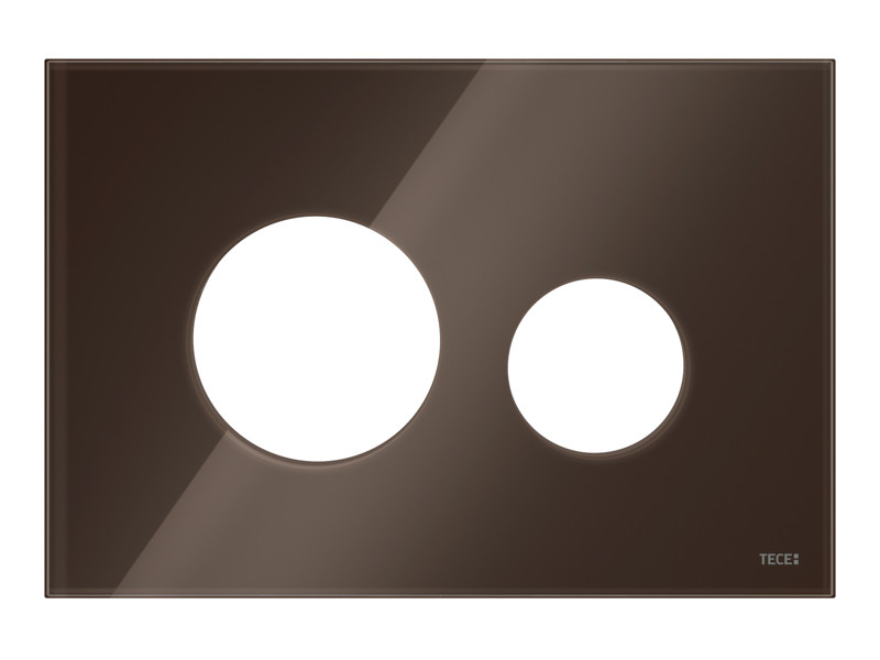 Лицевая панель TECEloop для панели смыва унитаза, кофейный-коричневый, фото 1
