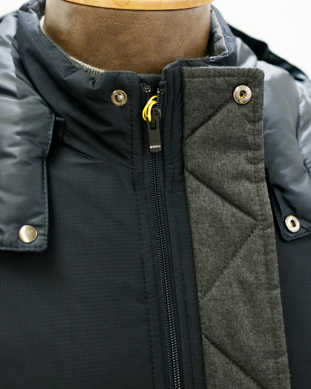 Мужская зимняя куртка «UM&H 31539317» синий - фото 4 - id-p106732761