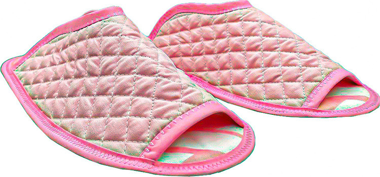 Женские домашние тапочки BIG BAG 36 размер, розовый - фото 1 - id-p106733056