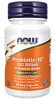 Probiotic-10 100 Billion, 30 veg.caps, NOW