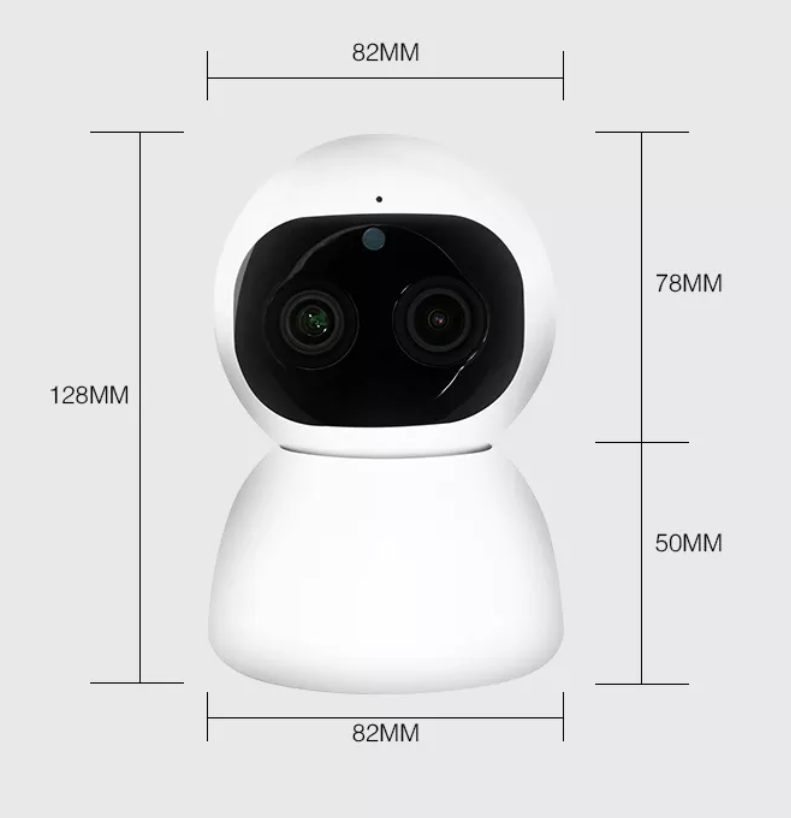 Поворотная WIFI камера с 10-кратным гибридным зумом + облако + звук ...