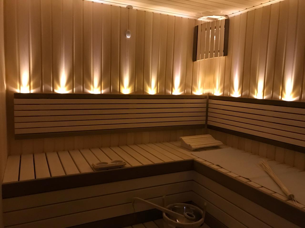 Термостойкое точечное LED освещение для русской бани Sauna LedLight Silver (золотые линзы, 12V, 6 точек) - фото 4 - id-p106733968