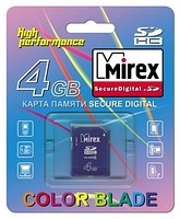 Карта памяти SD Mirex 4Gb (4 class)