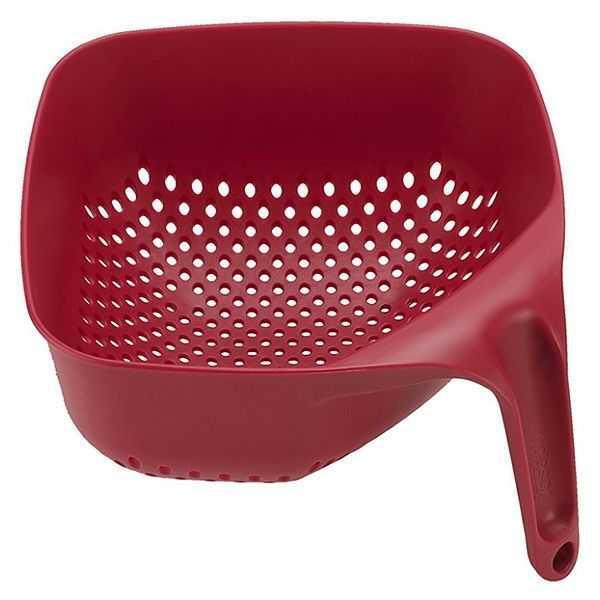 Дуршлаг Joseph Square Colander, цвет малиновый